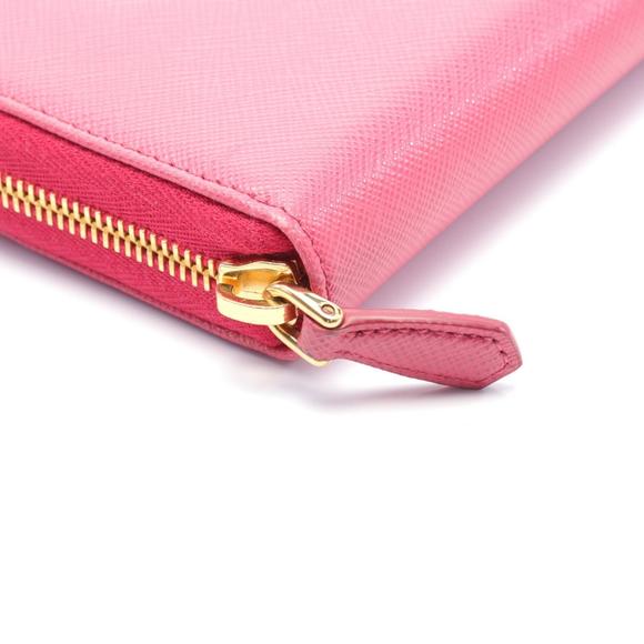 Prada Prada Saffiano Metal Round Wallet 1ML506 Leather Long Wallet 1ML506 - Picture 6 of 8